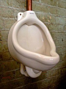vintage urinal